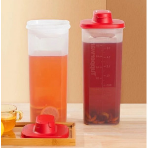 Контейнер «Универсал» (2л) с ситом красная крышка