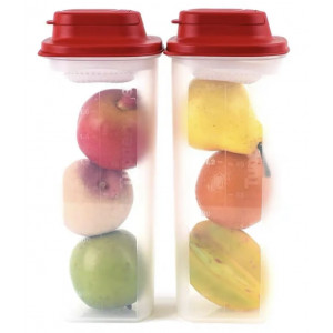 Контейнер «Универсал» (2л) с ситом красная крышка