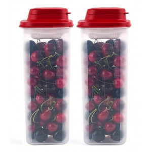 Контейнер «Универсал» (2л) с ситом красная крышка