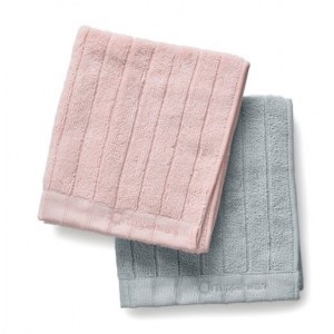 Полотенце для сушки посуды (63х40см) розовое