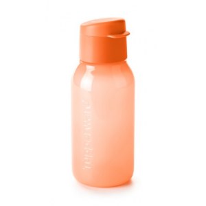 Эко-бутылка (350мл) с клапаном оранжевая