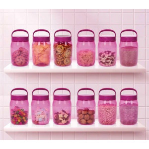 Чудо-Банка (1,5л) с ручкой вишнёвая