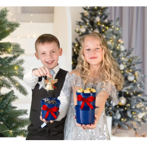 Набор «Хит-парад» высокий (450/550/650мл) синий