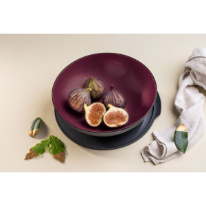 Чаша «Аллегро» (3,5л) чёрная-бордовая