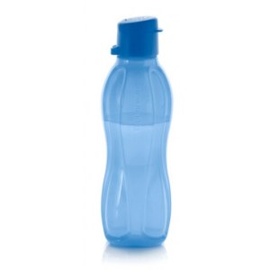 Эко-бутылка с клапаном (500мл) голубая
