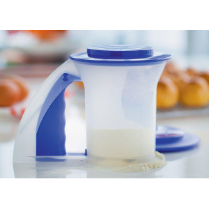 Сито для муки синее