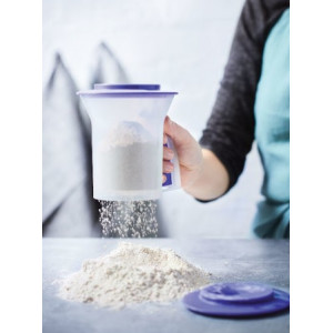 Сито для муки синее