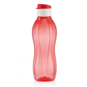 Эко-бутылка с клапаном (750мл) красная