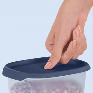 Контейнер «One Touch Fresh» (1,1л) серая крышка