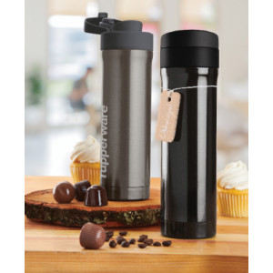 Термокружка в один клик (430мл) чёрная Термокружка в один клик (430мл) чёрная