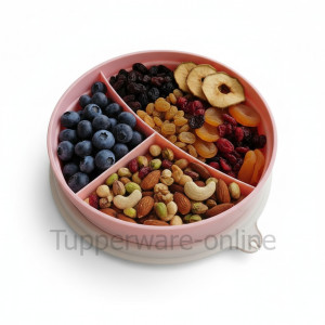 Контейнер с разделителем (310мл) розовый