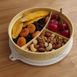 Контейнер с разделителем (310мл) жёлтый