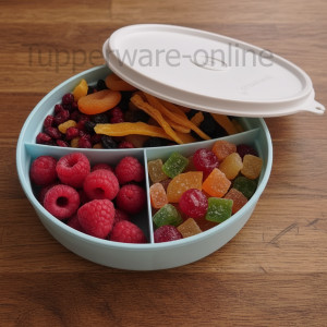 Контейнер с разделителем (310мл) голубой