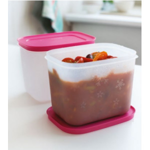 Охлаждающие лотки (1,1л) 2шт. розовая крышка