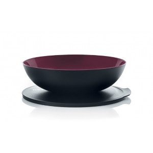 Чаша «Аллегро» (1,5л) чёрная-бордовая