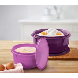 Замесочное блюдо (3,2л) вишнёвое